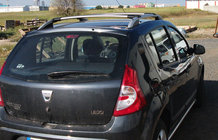 Renault Sandero 2007-2013 Dachreling Skyport GREY Foto 3