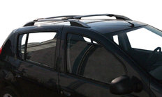 Renault Sandero 2007-2013 Dachreling Skyport GREY Foto 2