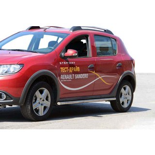 Seitliche Rohre BB001 (2 Stk., Edelstahl) Renault Sandero 2013-2022 Foto 1