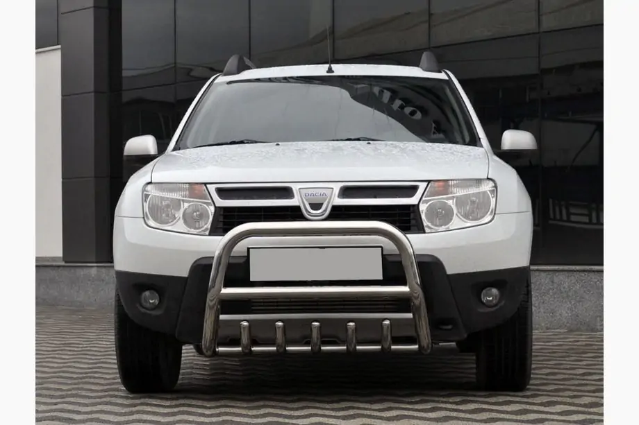 Dacia Duster 2008-2018 Frontbügel ohne Schriftzug QT006 (Edelstahl) Image