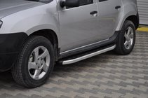 Dacia Duster 2008-2018 Seitenschweller Fullmond (2 Stk., Aluminiumprofil) Foto 1