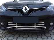 Renault Fluence 2009-2016 Einteiliger Stoßstangengrill (2013-2016, Edelstahl) Foto 1