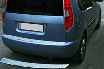Dacia Lodgy 2012-2022 Heckstoßstangenschutz OmsaLine Edelstahl Foto 1