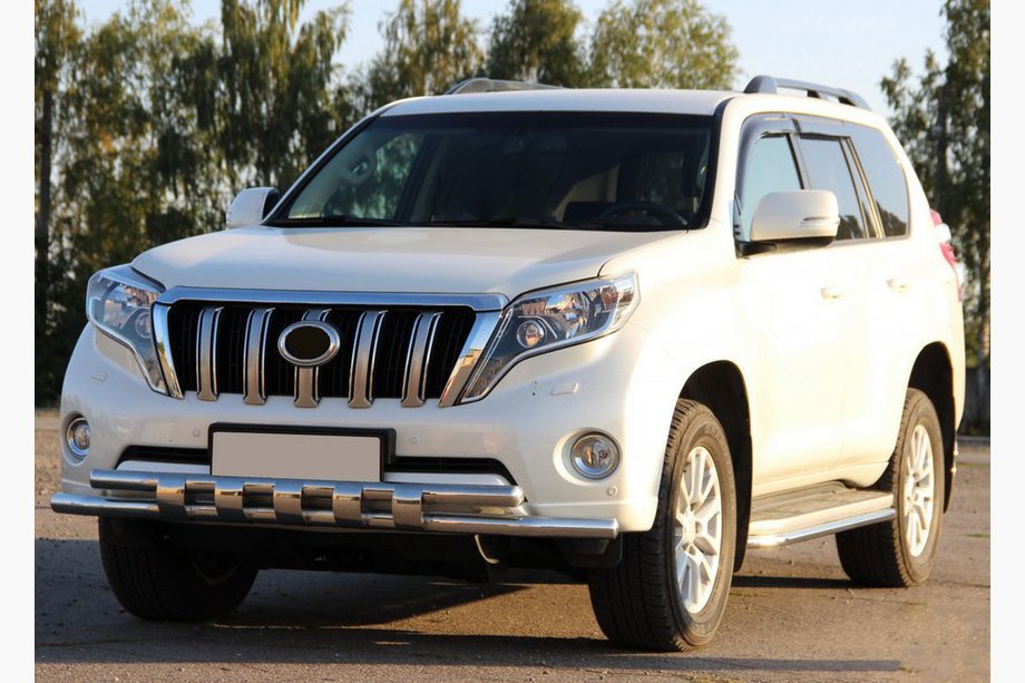 Toyota Land Cruiser Prado 150 2009-2023 Frontschutzbügel ST015 (Edelstahl) Foto 1