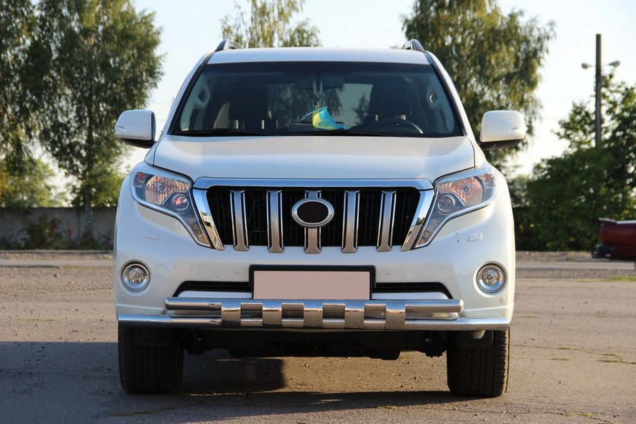 Toyota Land Cruiser Prado 150 2009-2023 Frontschutzbügel ST015 (Edelstahl) Foto 2