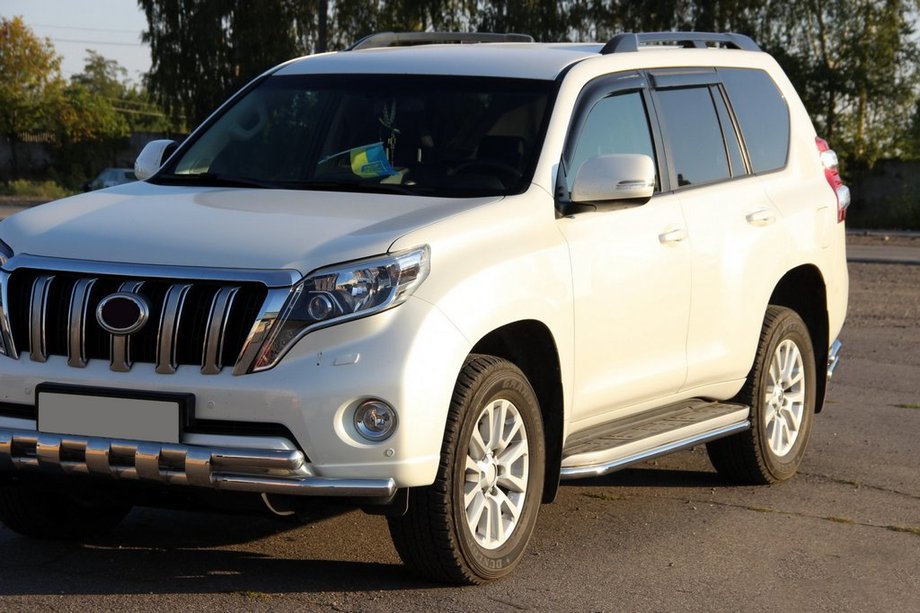 Toyota Land Cruiser Prado 150 2009-2023 Frontschutzbügel ST015 (Edelstahl) Foto 3