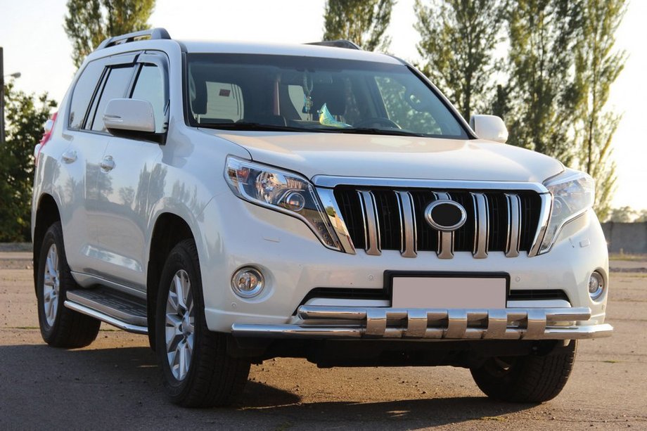 Toyota Land Cruiser Prado 150 2009-2023 Frontschutzbügel ST015 (Edelstahl) Foto 4
