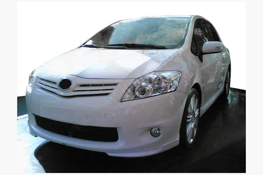 Toyota Auris 2007-2012 Frontstoßstangenlippe (grundiert zum Lackieren) Foto 1
