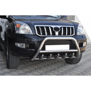 Frontbügel niedrig WT003 (Edelstahl) Toyota Land Cruiser Prado 120 2002-2009 Foto 1