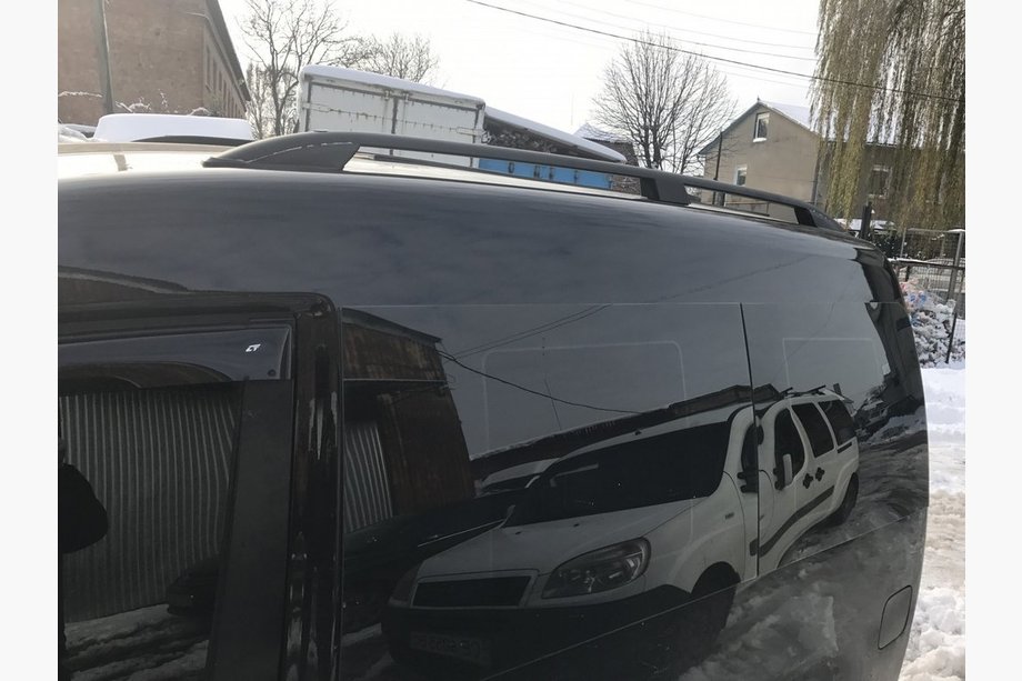 Volkswagen Caddy 2015-2020 Dachreling Skyport BLACK Maxi Basis Foto 3