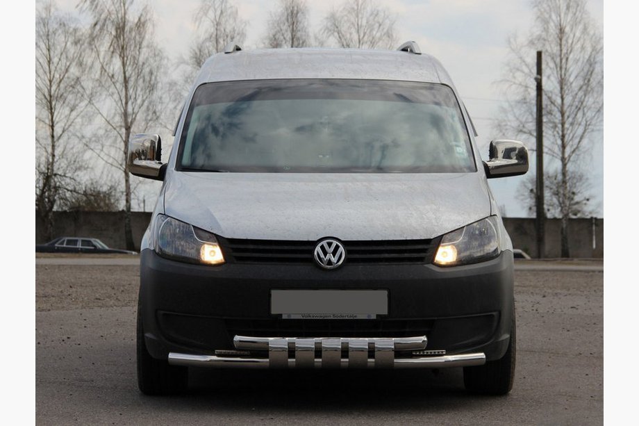 Volkswagen Caddy 2010-2015 Frontbügel Shark ST015 Edelstahl Foto 1