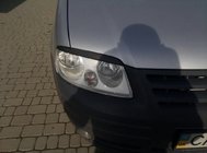 Volkswagen Caddy 2004-2010 Scheinwerferblenden (schwarz) Schwarz Glanz Foto 8