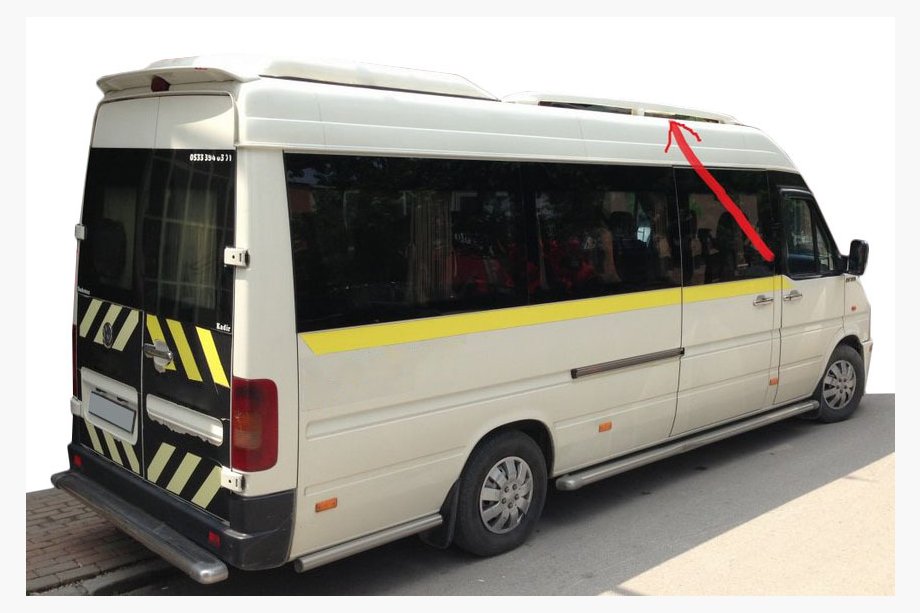 Mercedes Sprinter W901/902/903/904/905 1995–2006 Dachreling (grundiert zum Lackieren, 2 Stk) Image