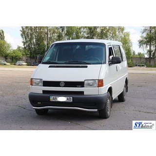 Unterer Einzelrohrschutz Welle ST007 (Edelstahl) Volkswagen T4 Caravelle/Multivan 1990–2003 Foto 2