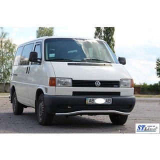 Unterer Einzelrohrschutz Welle ST007 (Edelstahl) Volkswagen T4 Caravelle/Multivan 1990–2003 Foto 3
