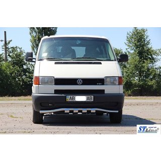 Frontschutzbügel mit Grill ST010 (Edelstahl) Volkswagen T4 Transporter 1990-2003 Foto 2