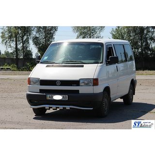 Frontschutzbügel mit Grill ST010 (Edelstahl) Volkswagen T4 Transporter 1990-2003 Foto 3