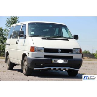 Frontschutzbügel mit Grill ST010 (Edelstahl) Volkswagen T4 Transporter 1990-2003 Foto 4