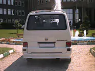 Volkswagen T4 Transporter 1990-2003 Heckstoßstangenabdeckung (grundiert zum Lackieren) Foto 2