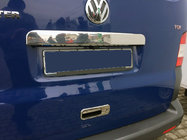Volkswagen T5 Multivan 2003–2010 Chrom Heckklappenleiste über dem Kennzeichen (Edelstahl) Foto 1