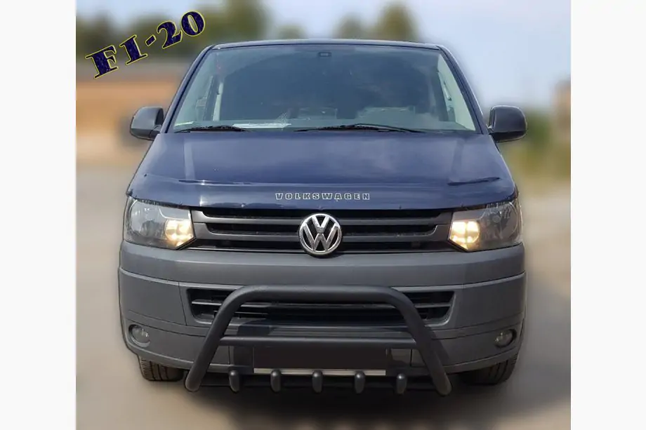 Volkswagen T5 2010-2015 Frontbügel WT003 Schwarz Edelstahl Foto 1