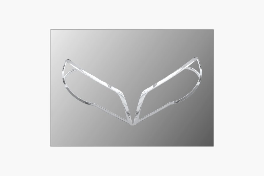 Volkswagen Tiguan 2007-2016 Scheinwerfer Abdeckungen (2 Stk, Kunststoff) Image