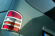 Volkswagen T5 Multivan 2003–2010 Chrom Blenden für Rückleuchten (2 Stk., Edelstahl) 2 Türen, OmsaLine - Italienischer Edelstahl Foto 6