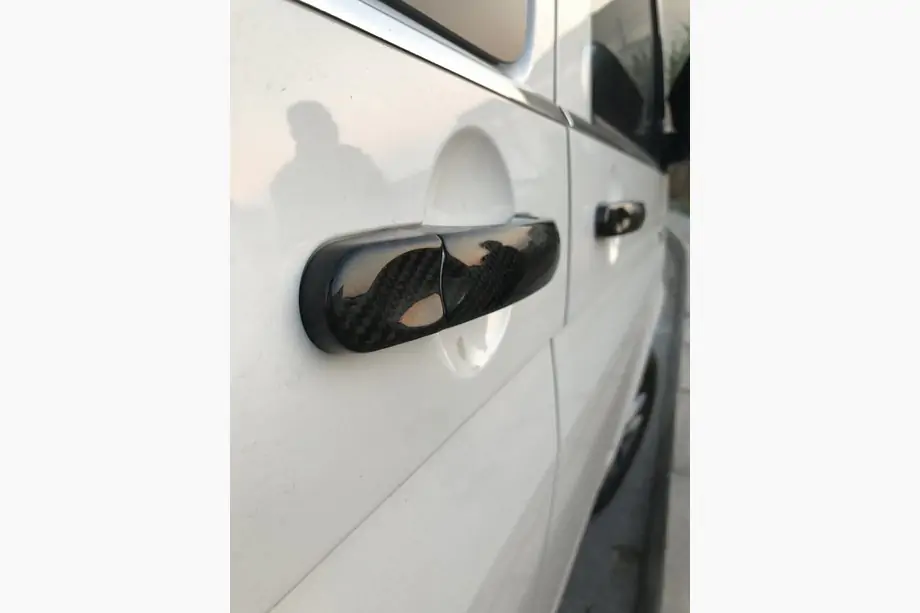 Volkswagen T5 2010-2015 Griffabdeckungen (Echtcarbon) 3 Griffe Foto 2
