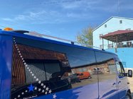 Volkswagen LT 1995-2006 Dachreling (silber metallic oder schwarz, 2 Stk) 265 cm, Schwarz Foto 1