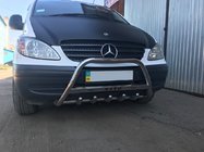 Mercedes Vito W639 2004-2014 Frontbügel 60mm Edelstahl mit Schriftzug, 2004-2010, 60mm Foto 1