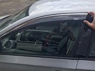 Skoda Rapid 2012-2019 Windabweiser mit Chromleiste SD (4 Stk, Niken) Foto 1