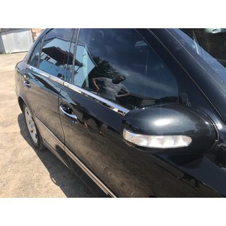 Fensterrahmen Zierleisten Edelstahl Mercedes E-class W211 2002-2009 Foto 2