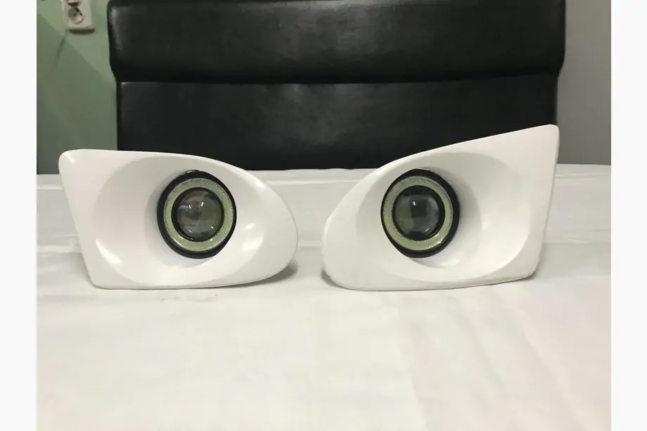 Mercedes Vito W639 2004-2014 LED Nebelscheinwerfer in Stoßstange mit Linse (2 Stk, grundiert) Image