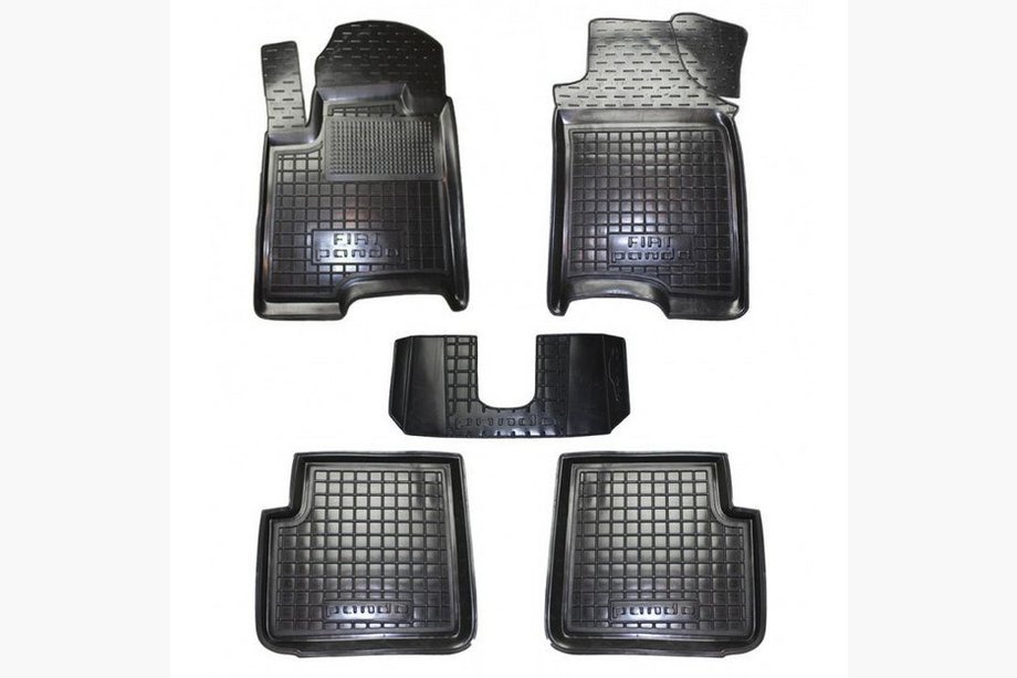 Fiat Panda 2003-2011 Gummimatten mit Rand (Autogumm) Image