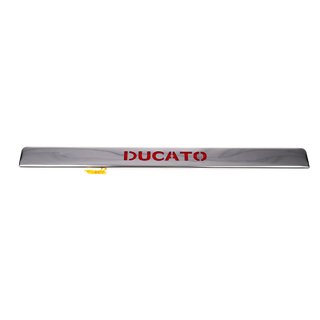 LED Leiste über dem Kennzeichen (Edelstahl) Fiat Ducato 2006-2025 Foto 1
