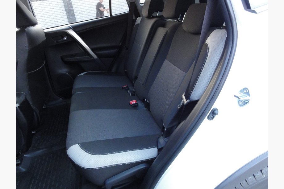 Toyota Rav 4 2013-2018 Autositzbezüge (Kunstleder↗Stoff, Premium) Foto 9
