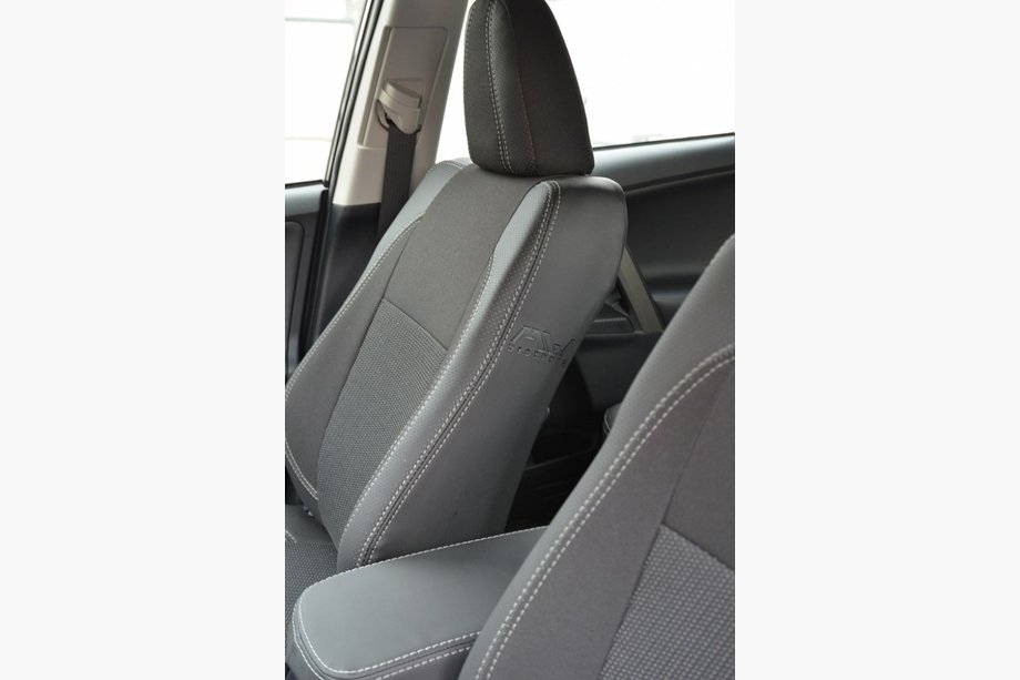 Toyota Rav 4 2013-2018 Autositzbezüge (Kunstleder↗Stoff, Premium) Foto 6