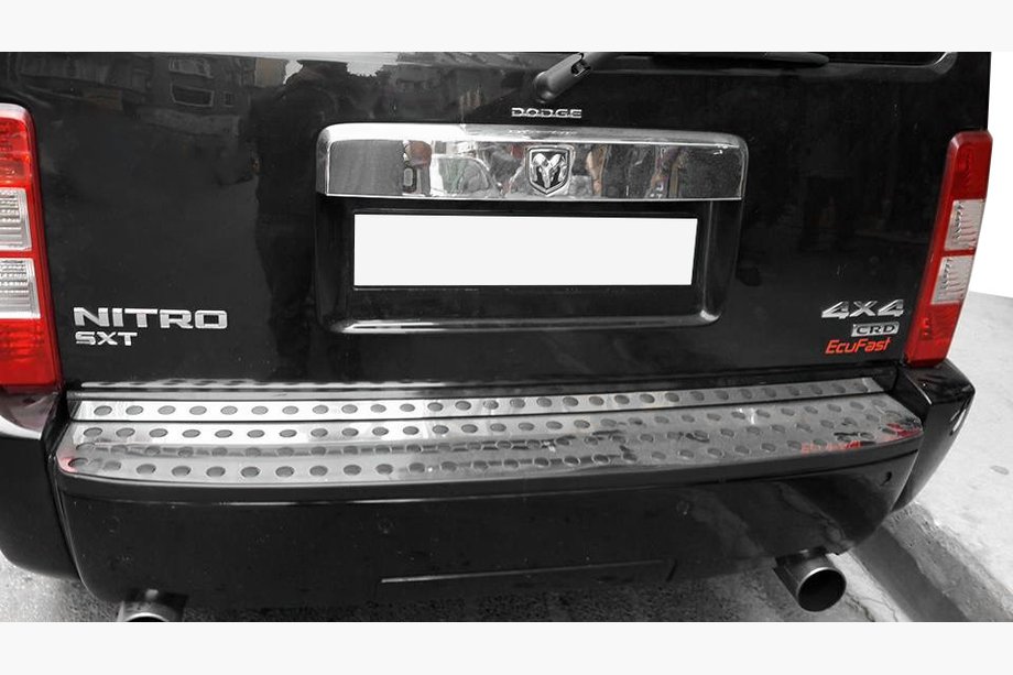 Dodge Nitro 2006-2011 Heckstoßstangenschutz Edelstahl Image