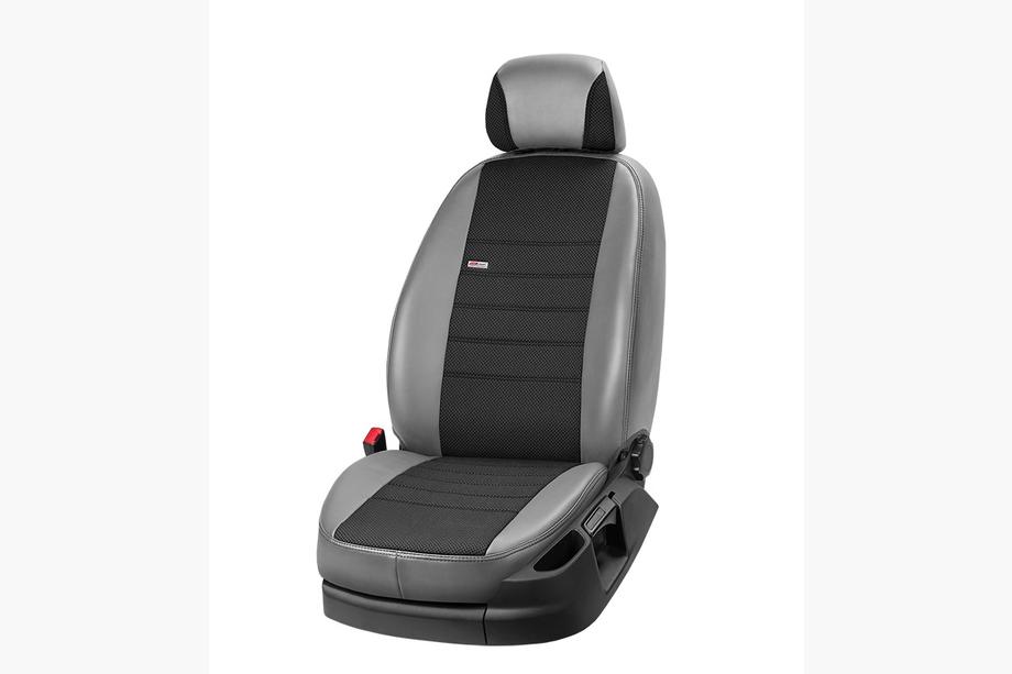 Citroen Jumpy/Dispatch 2017- Autositzbezüge Kunstleder+Stoff+Alcantara Eco Comfort (8 oder 9 Sitze) Foto 4