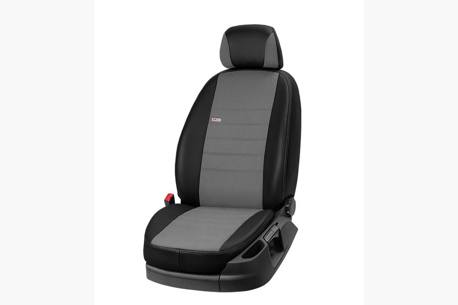 Citroen Jumpy/Dispatch 2017- Autositzbezüge Kunstleder+Stoff+Alcantara Eco Comfort (8 oder 9 Sitze) Foto 5