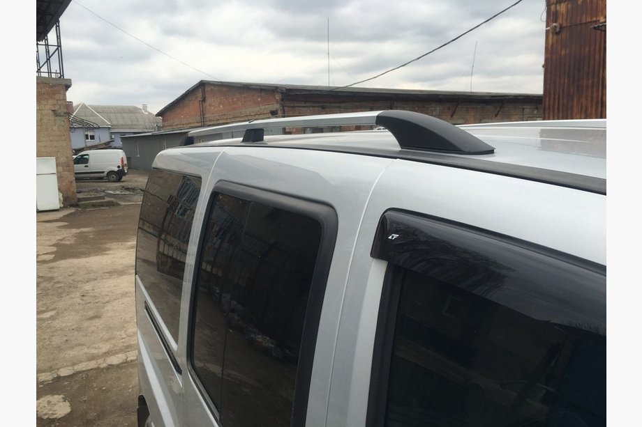 Fiat Doblo I 2005-2010 Dachreling Chrom Standardbasis, Kunststofffüße Foto 6