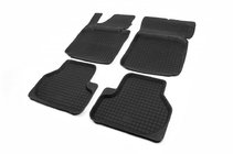 Seat Leon 2005-2012 Gummimatten mit Rand (4 Stk, Polytep) Foto 1