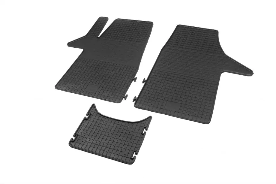 Volkswagen T5 Caravelle 2004-2010 Gummimatten (3 Stk, Polytep, für 2+1) Image