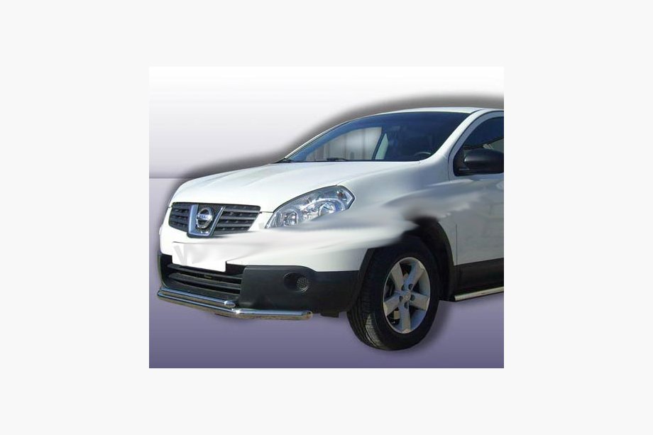 Nissan Qashqai 2007-2010 Front Doppelbügel ST014 (Edelstahl) 60/42 mm Foto 3