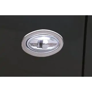 Chrom Blenden für Blinker (2 Stk., Edelstahl)