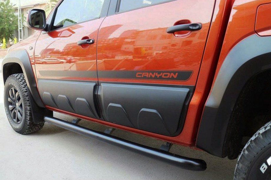 Volkswagen Amarok 2010-2022 Türleisten OmsaLine (6 Stk, ABS) Image