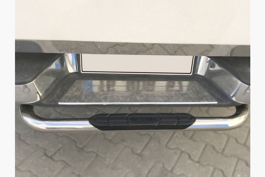 Fiat Fullback 2016- Heckschutz Omsa (Edelstahl) 70 mm Image