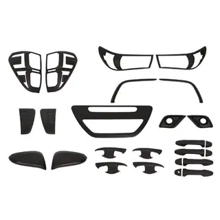 Set Zierleisten (schwarzes ABS)