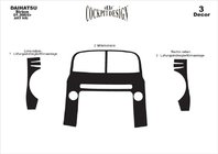 Daihatsu Sirion 2005-2015 Armaturenbrett Abdeckungen Aluminium Foto 3