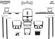 Volkswagen Jetta 2006-2011 Armaturenbrett Abdeckungen Aluminium Foto 16